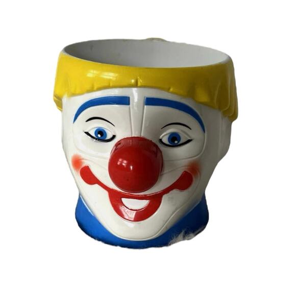 Vintage 50s Ringling Brothers and Barnum & Bailey clown cup mug - Picture 1 of 15